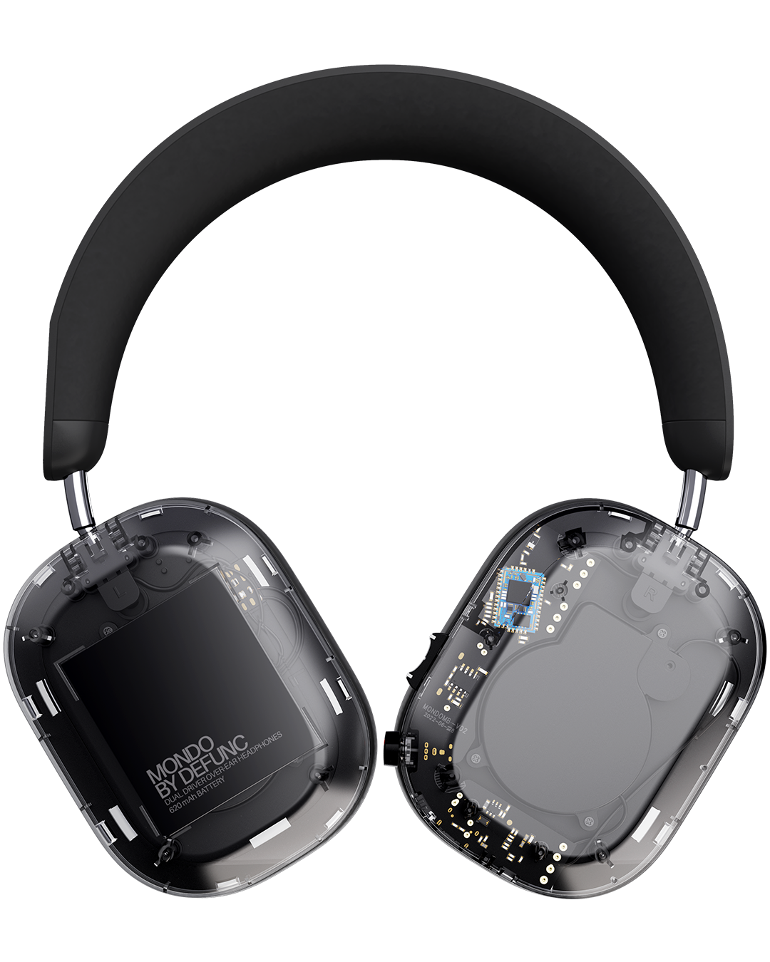 MONDO Over-Ear Headphones (Transparent)
