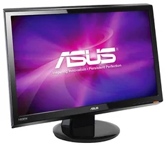Monitor ASUS VH222T 22" LCD, 1920x1080, 20 000:1, 5ms, VGA, DVI, reproduktory, černý