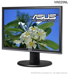 Monitor ASUS VW225NL 22"W LCD, 1680x1050, 8 000:1, 5ms, DVI, výškově stavitelný, černý