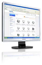 Monitor Philips 19S1SS 19" LCD silver, 5ms, 25.000:1