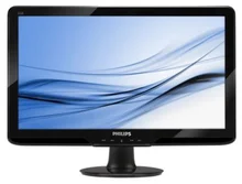 Monitor Philips 222E2SB 22" LCD černý, Full HD, 5ms, 500000:1, DVI