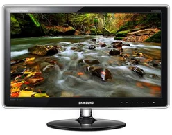 Monitor s TV Samsung P2470LHD LCD 24", 50.000:1, 5ms, 2xHDMI, DVB-T/C TUNER, MPEG-4, 1920x1080, ultra tenký, černý