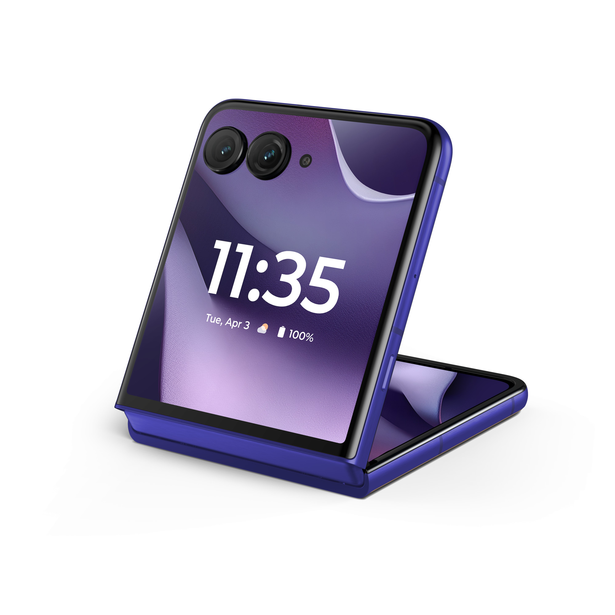 Motorola Razr 70 Ultra PANTONE Orient Blue (Alcantara)
