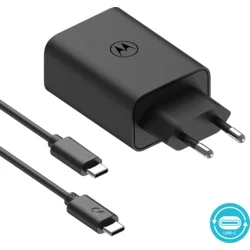 Motorola SJMC302 TurboPower 30W + kabel 1m USB-C/USB-C černá