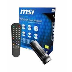MSI DVB-T a analogový TV tuner DigiVox Mini Hybrid, USB2.0, HDTV (1080i), EPG