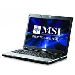 MSI EX610X 15.4"/TK-55/1*2GB/250GB/HD2400-128MB/Wbg/HDMI,Free DOS,w/o baf