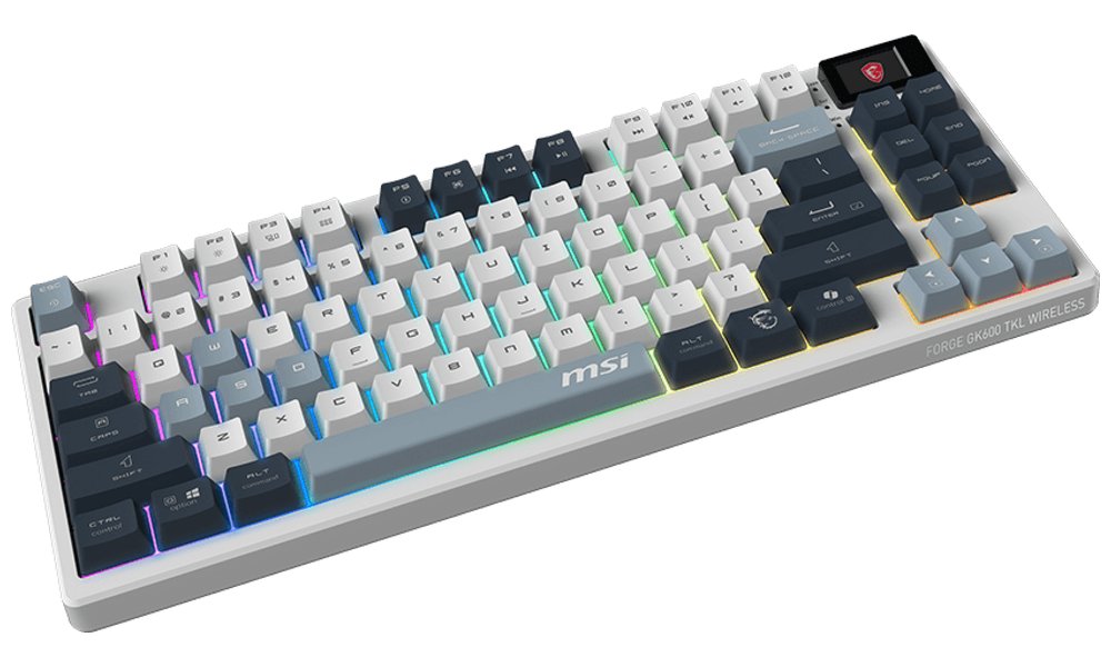 MSI FORGE GK600 TKL WIRELESS Sky