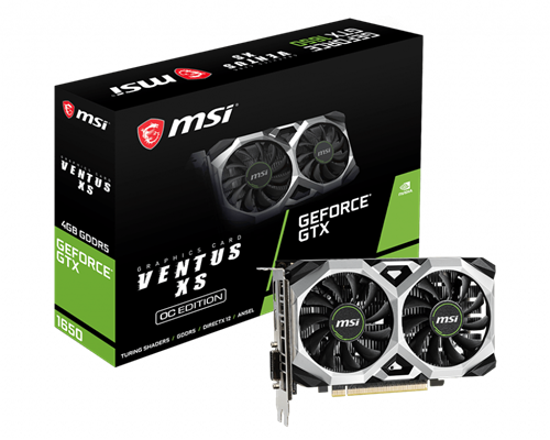 MSI GeForce GTX 1650 D6 VENTUS XS OC
