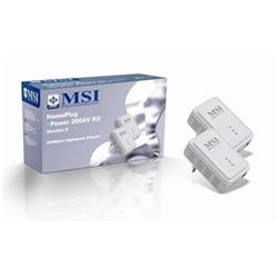 MSI HomePlug EPower 200AV. Ethernet Adaptér do zásuvky