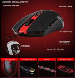 MSI myš Interceptor DS100 GAMING mouse
