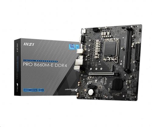 MSI PRO B660M-E DDR4