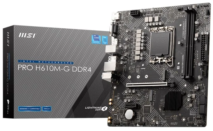 MSI PRO H610M-G DDR4