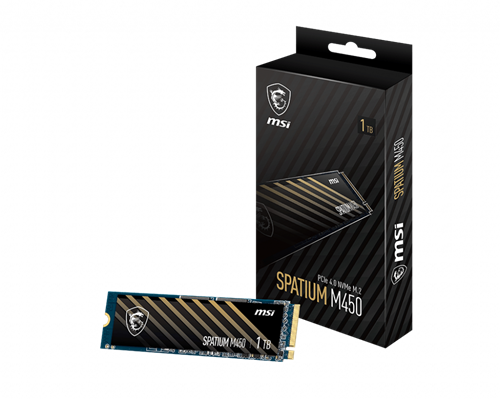 MSI SPATIUM M450, 500GB NVMe SSD
