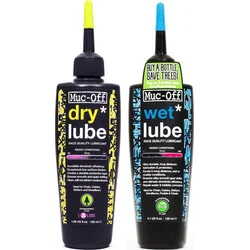 Muc-Off Wet+Dry Lube 120 ml Twin Pack