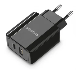 Múdra sieťová nabíjačka ALIGATOR Power Delivery 20W, USB-C + USB-A CHPD0004