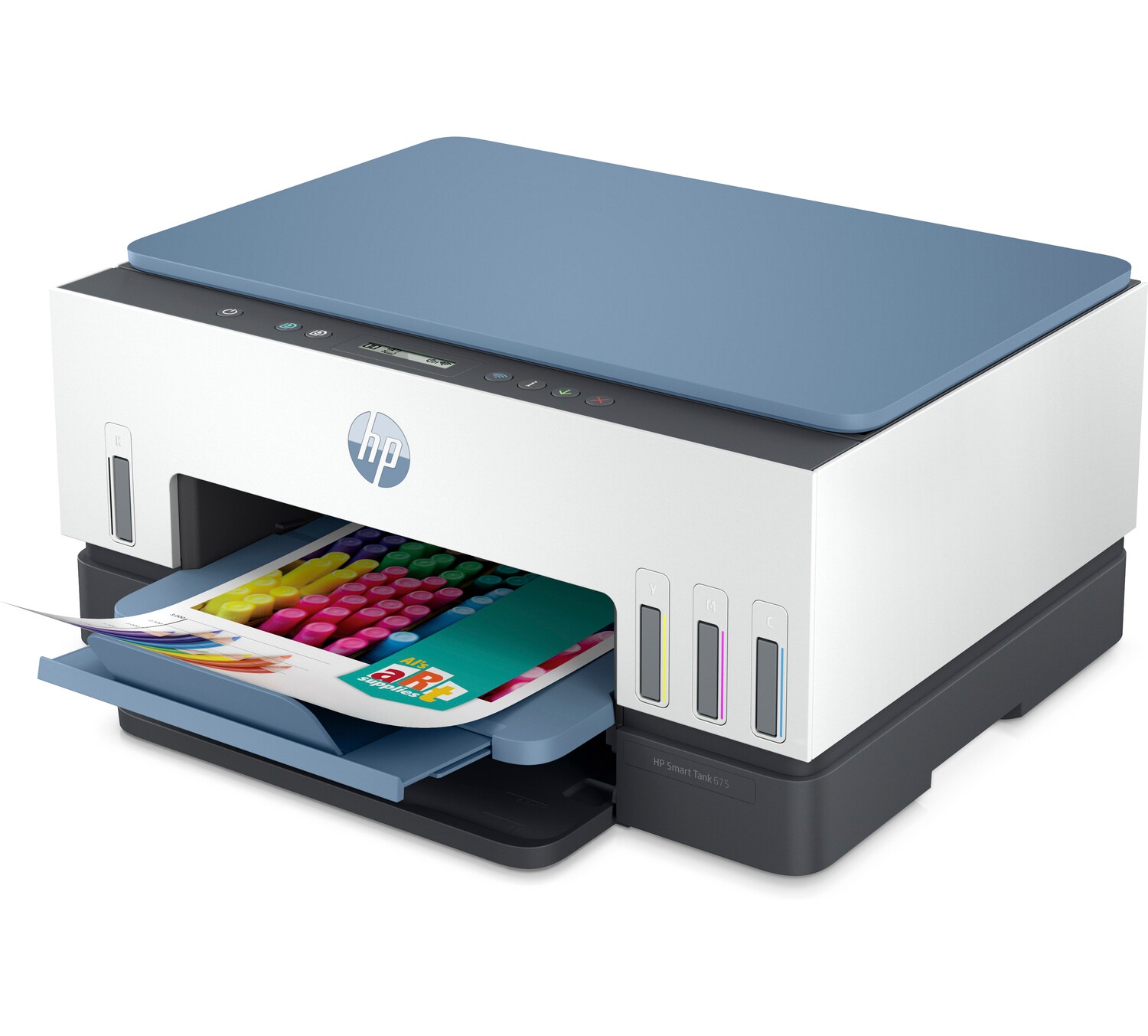 Multifunkčná atramentová tlačiareň HP Smart Tank 675, A4, farebná, Wi-Fi, (28C12A)