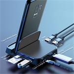 Multifunkčná stolová dokovacia stanica Baseus Mate Docking USB-C (USB-C, USB 3.0, 2*USB 2.0, 4KHDMI, čítačka kariet microSD/SD)