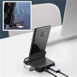 Multifunkčná stolová dokovacia stanica Baseus Mate Docking USB-C (USB-C, USB 3.0, 2USB 2.0, 4KHDMI, čítačka kariet microSD/SD)