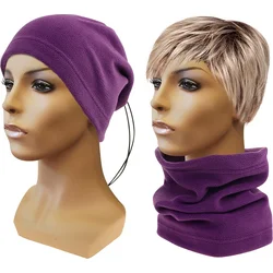 Multifunkční šátek 2v1 Fleece, fialový