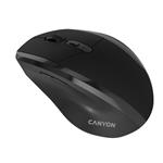 Myš CANYON OnClick 17 Ergonomická 6 tlačidiel 1600 DPI bezdrôtová čierna