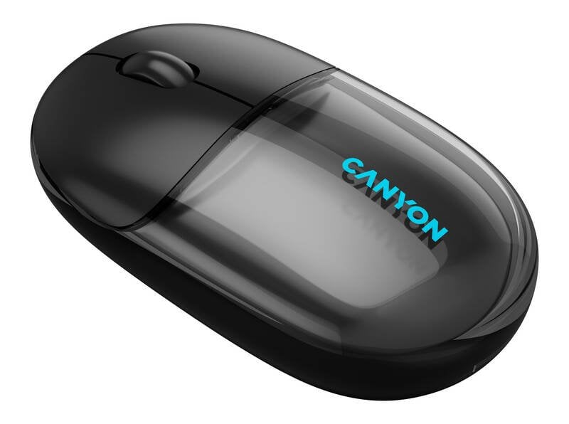 Myš CANYON OnClick 24 BT/ Wireless Transparent/Black