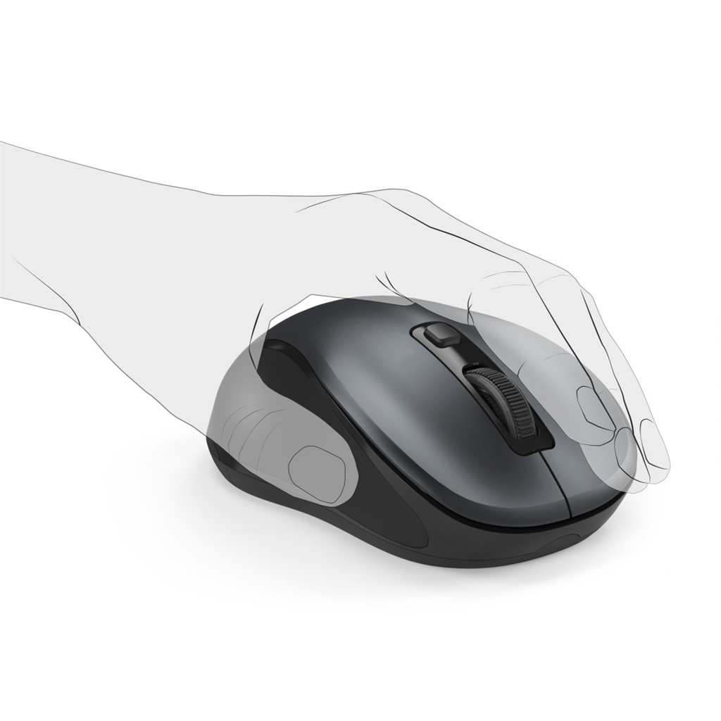 Myš Hama Bluetooth Canosa V2, antracitová, tichá