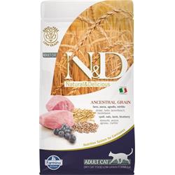 N&D LG CAT Adult Lamb & Blueberry 300g granule pro kočky