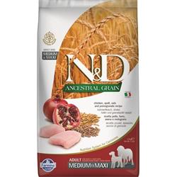 N&D LG DOG Adult M/L Chicken & Pomegranate 2,5kg granule pro psy