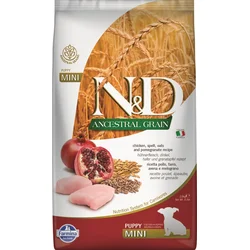 N&D LG DOG Puppy Mini Chicken & Pomegranate 2,5kg granule pre šteňatá