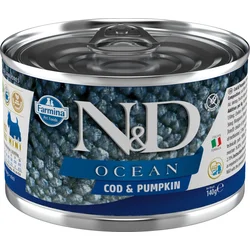 N&D OCEAN DOG Adult Codfish & Pumpkin Mini 140g konzerva pre psy