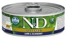 N&D PRIME CAT Adult Lamb & Blueberry 70g konzerva pro kočky