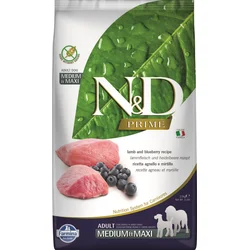 N&D PRIME DOG Adult M/L Lamb & Blueberry 2,5kg granule pre psov