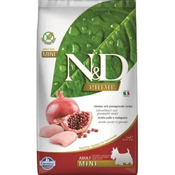 N&D PRIME DOG Adult Mini Chicken & Pomegranate 2,5 kg granúl pre psov