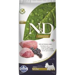 N&D PRIME DOG Adult Mini Lamb & Blueberry 7kg granule pre psov