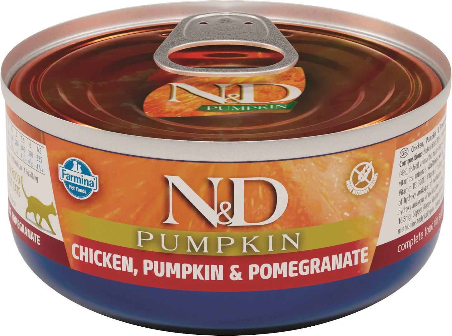 N&D PUMPKIN CAT Adult Chicken & Pomegranate 70g konzerva pro kočky