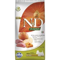 N&D PUMPKIN DOG Adult Mini Boar & Apple 7kg granule pre psov