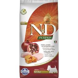 N&D PUMPKIN DOG Adult Mini Chicken & Pomegranate 7kg granule pre psov
