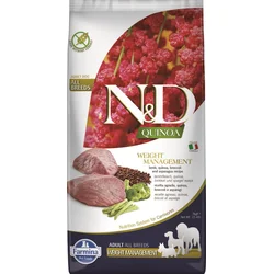 N&D QUINOA DOG Weight Management Lamb & Broccoli 7kg granule pro psy