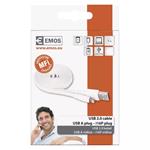 Nabíjací/dátový kábel USB-A 2.0 / Lightning MFi, 1 m, biely