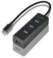 Nabíjací rozbočovač AXAGON HUE-S2C USB-C 4x USB3.0