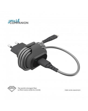 Nabíjací zdroj s konektorom micro USB pre mobilné telefóny 230V a do automobilu 1A 8bFPCS27W1USBCG