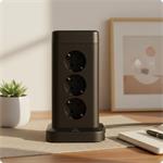 Nabíjacia stanica Huslog 15W 12xzásuvka, 2xUSB-C, 2xUSB čierna