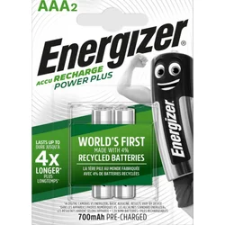 Nabíjacie batérie Energizer - AAA / HR03 - 700mAh POWER PLUS DUO, 2 ks