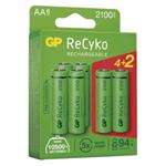 Nabíjacie batérie GP ReCyko 2100 AA (HR6), 6 ks