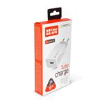 Nabíjačka ColorWay AC 1xUSB QC3.0 18W, biela