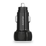 Nabíjačka do auta ALIGATOR, 2xUSB 2,4A, originálna čierna