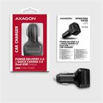 Nabíjačka do auta AXAGON PWC-PQ38 PD & QC 38W