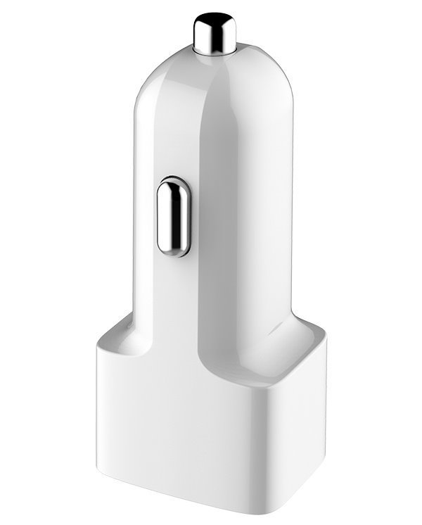 Nabíjačka do auta ColorWay 2x USB 12 W, biela