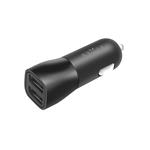 Nabíjačka do auta FIXED s výstupom 2xUSB, 15W Smart Rapid Charge, čierna