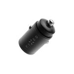 Nabíjačka do auta FIXED s výstupom USB-C a USB-A v miniatúrnom vyhotovení, podpora PD a QC 3.0, 30 W, čierna
